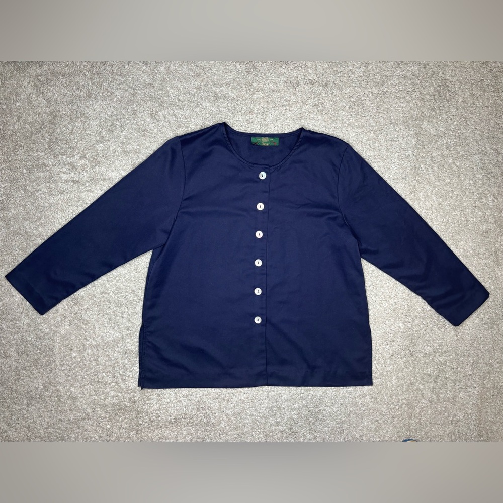 Orvis Dark Blue Women’s Button-Down Shirt